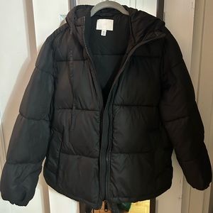 H&M Black Oversized Puffer Jacket